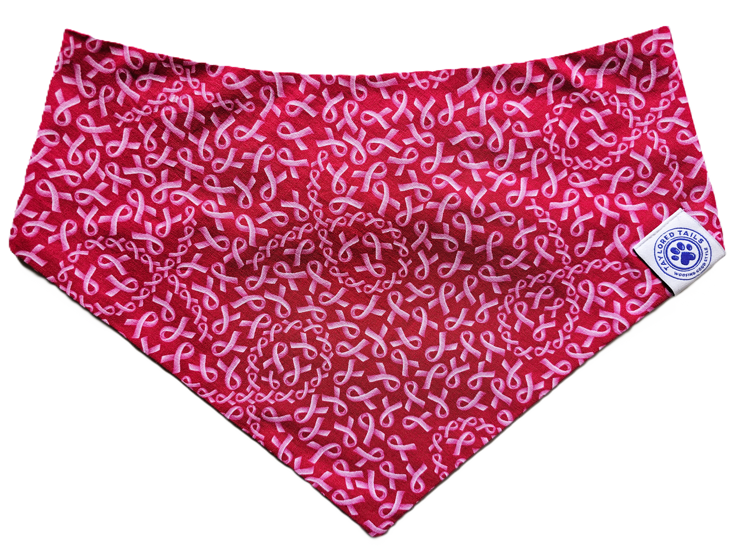 Pink Ribbon Dog Bandana