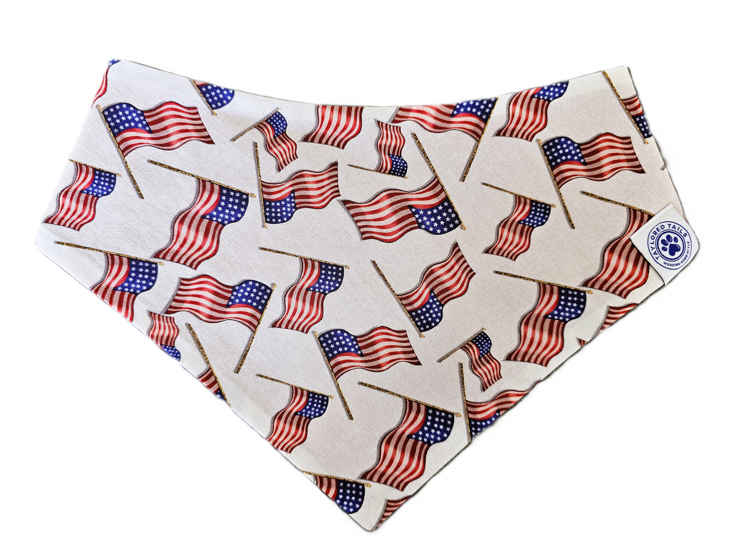 American Flags Dog Bandana