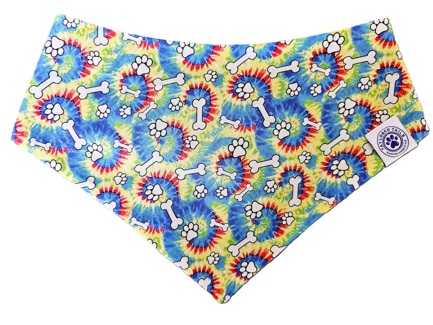 Hippy Tie Dye Dog Bandana