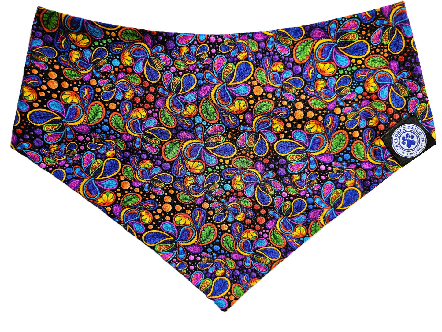 Purple Paisley Pet Bandana