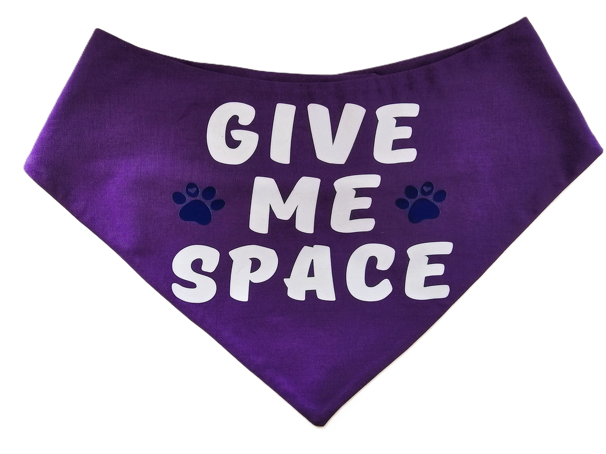 GIVE ME SPACE Dog Bandana
