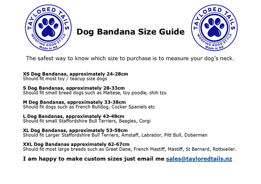 1.11 Xmas Paws on White Dog Bandana