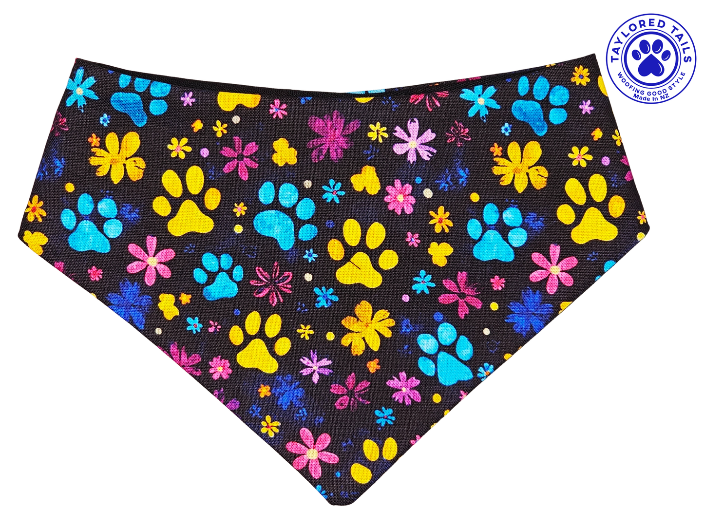 Paws & Flowers Bright Pet Bandana