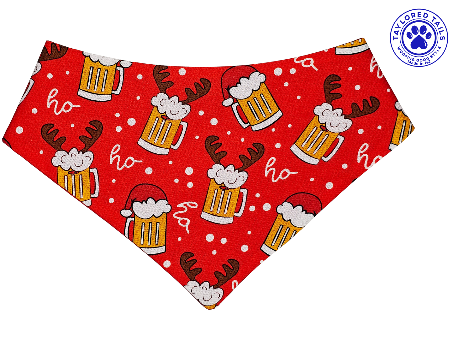 1.7 Xmas Cheers & Beers Dog Bandana