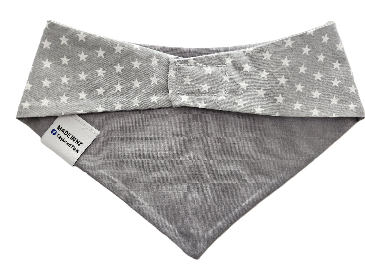 Grey Stars Dog Bandana