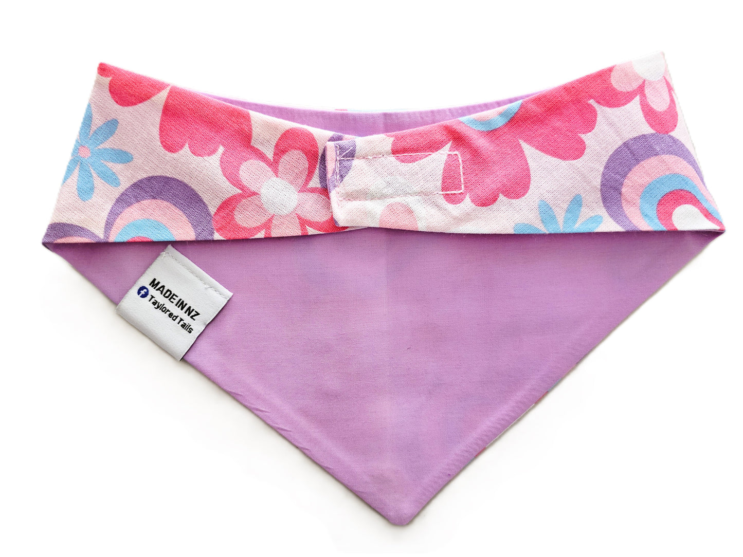 Pretty Pastel Hearts Dog Bandana