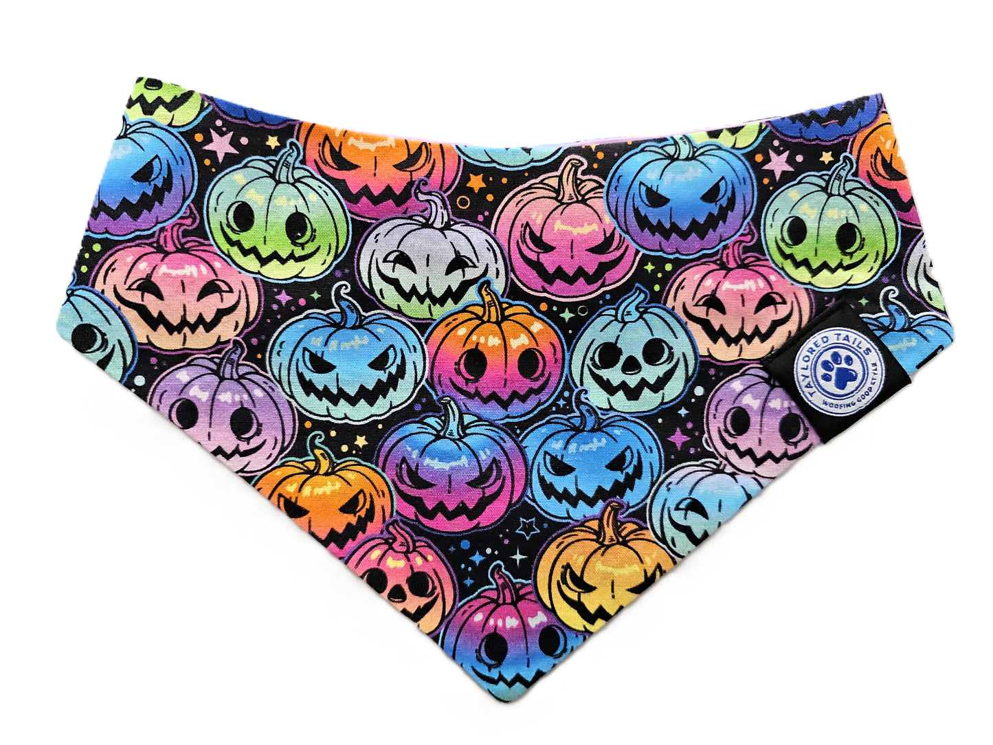 Halloween Bright Pumpkins Dog Bandana