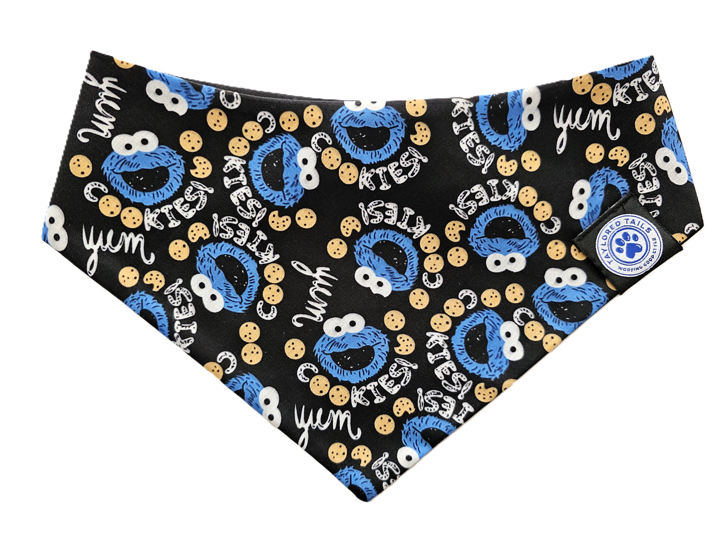 Cookie Monster Dog Bandana