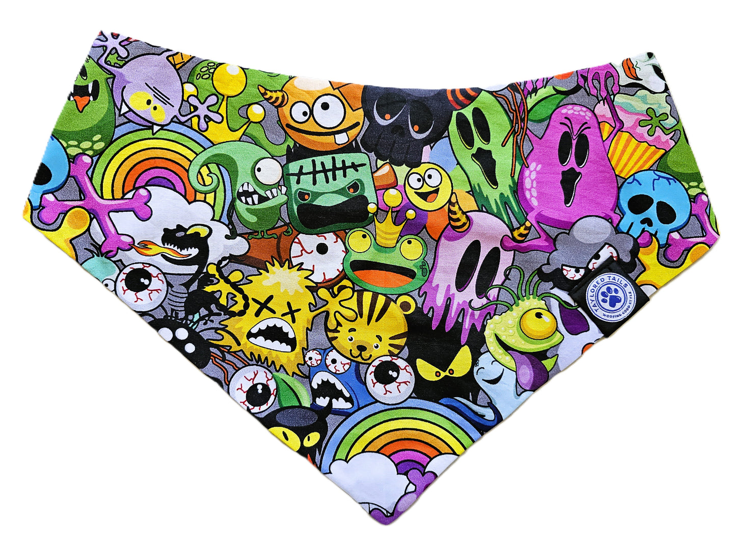 Kooky Monsters Dog Bandana