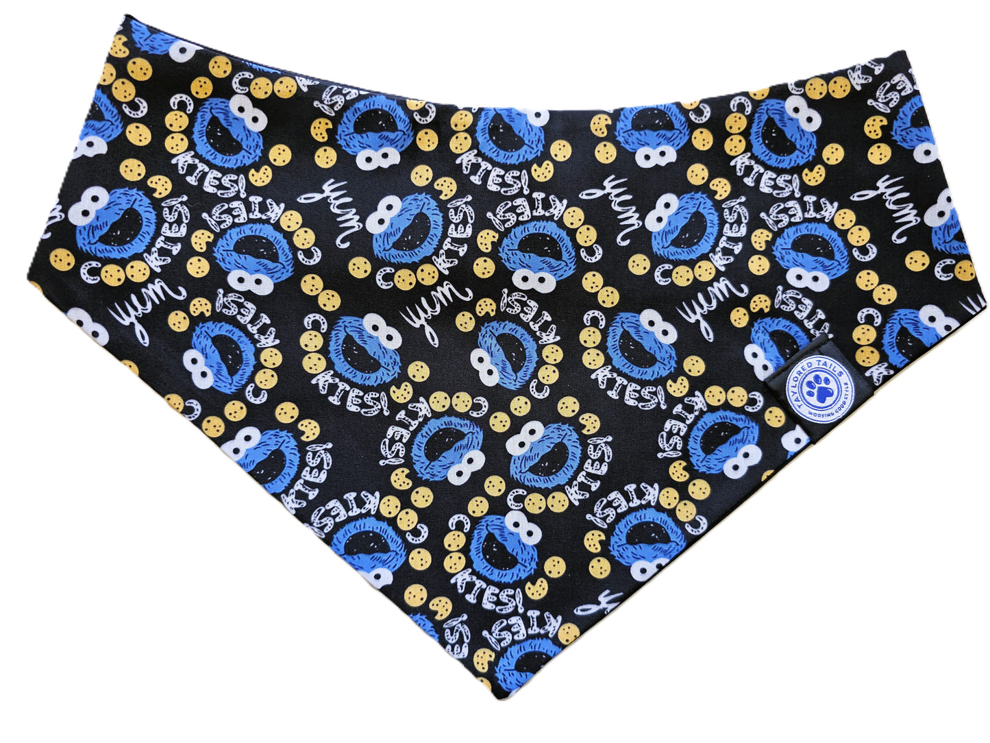 Cookie Monster Dog Bandana