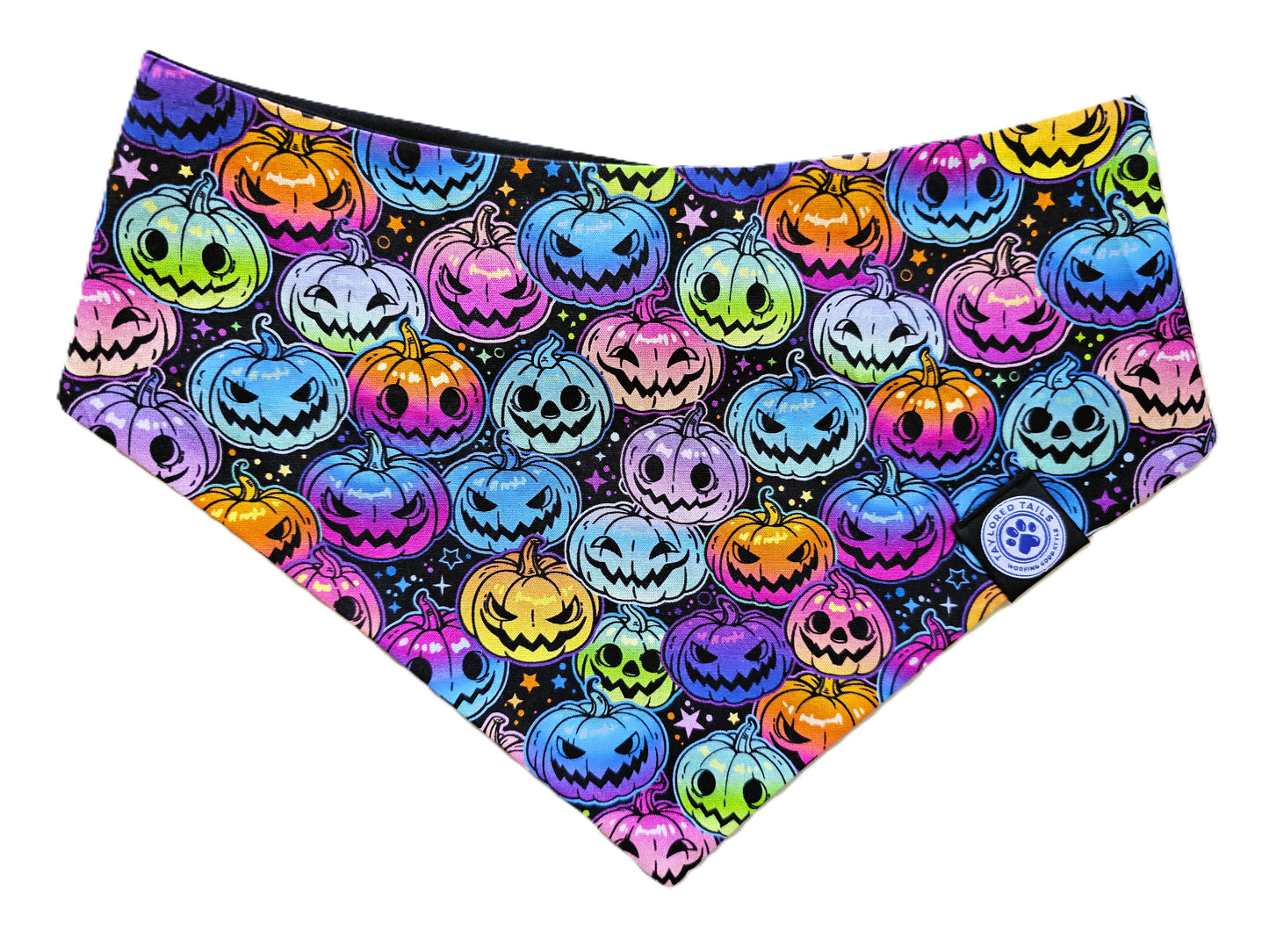 Halloween Bright Pumpkins Dog Bandana