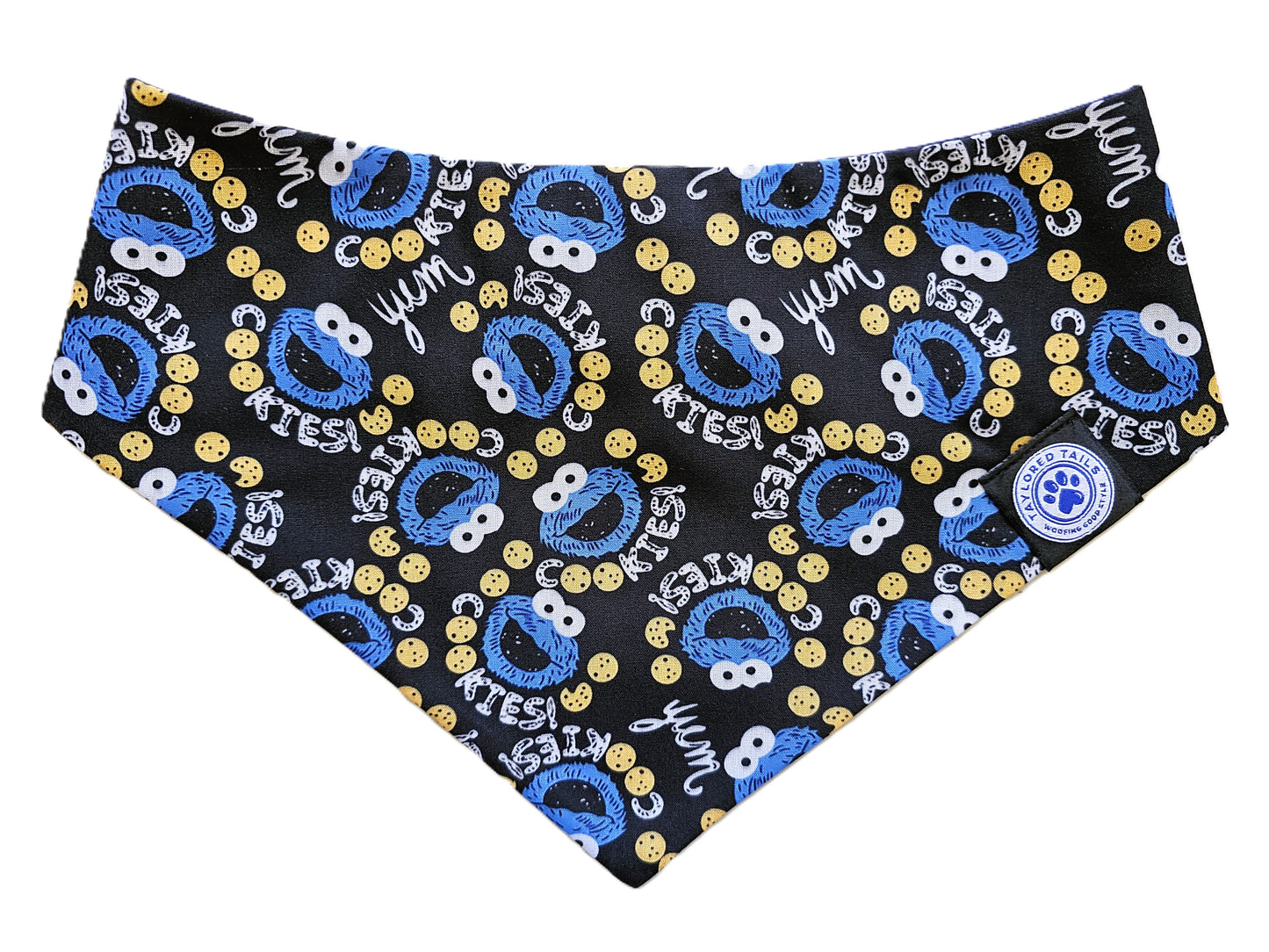 Cookie Monster Dog Bandana