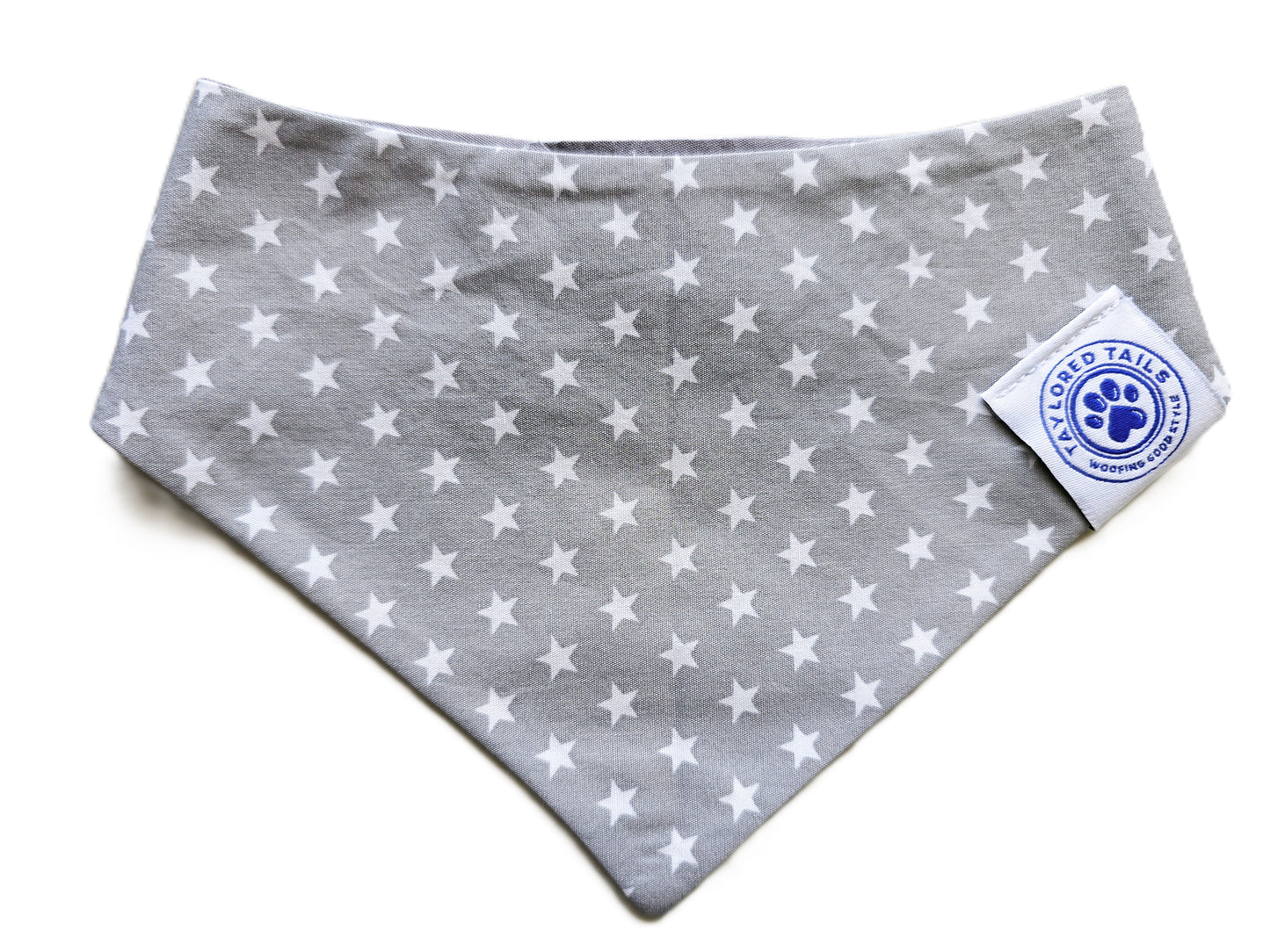 Grey Stars Dog Bandana