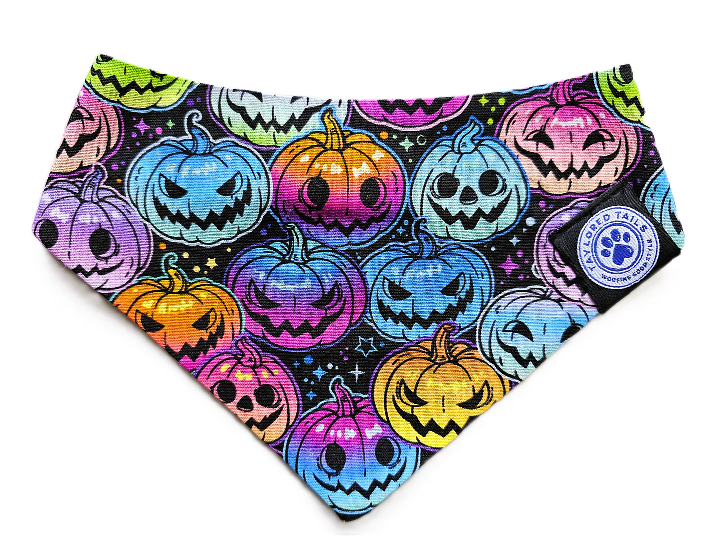 Halloween Bright Pumpkins Dog Bandana