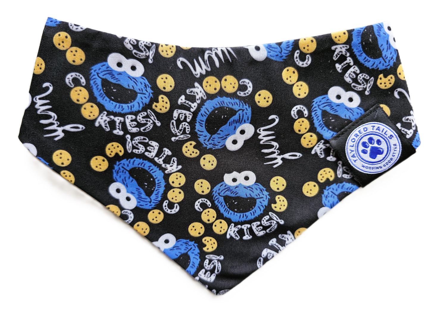 Cookie Monster Dog Bandana