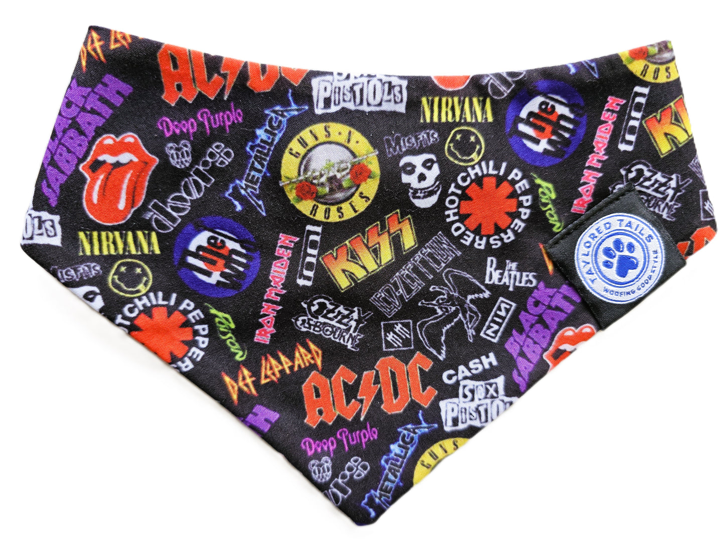 Rock Bands Dog Bandana