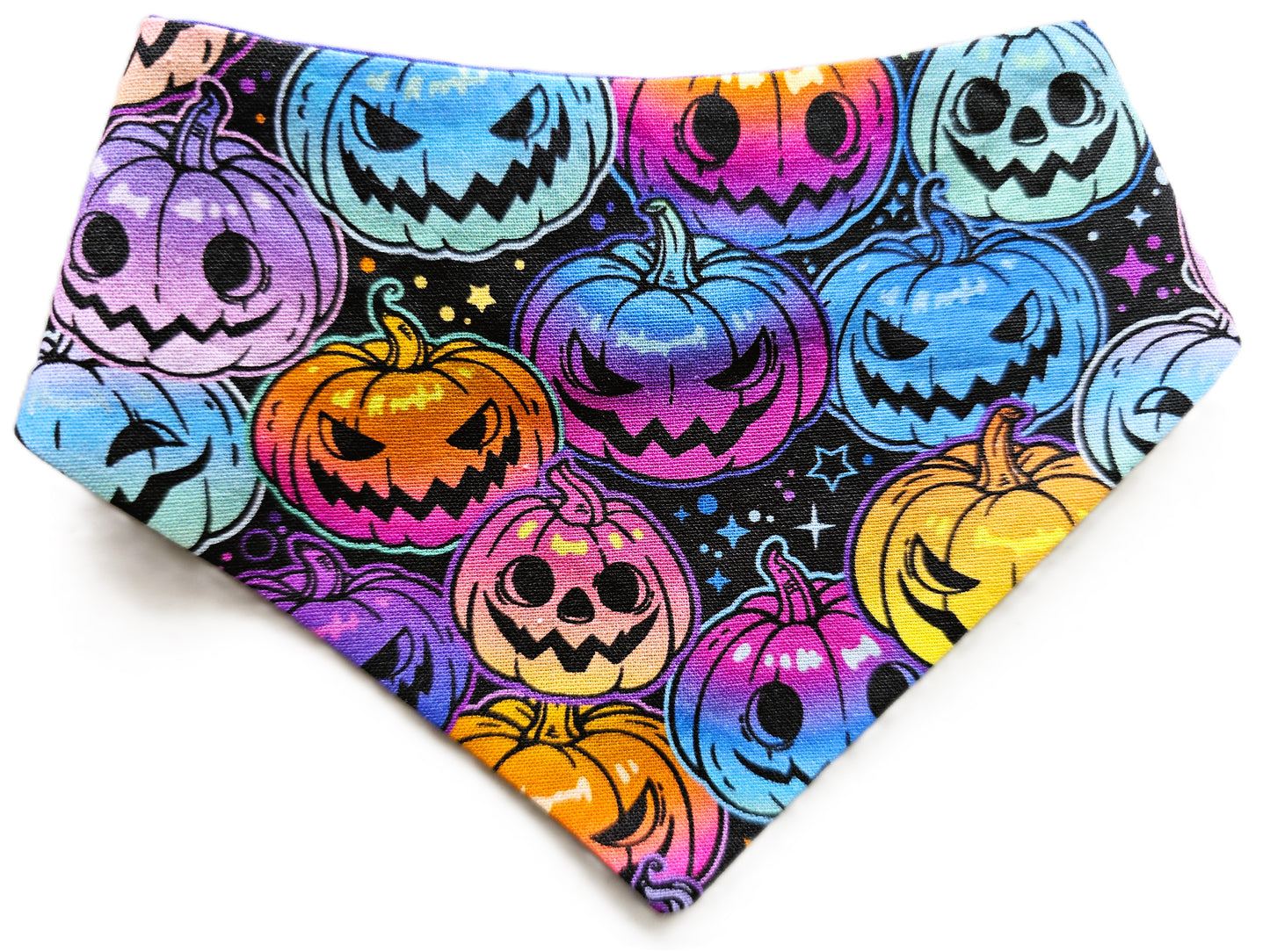 Halloween Bright Pumpkins Dog Bandana