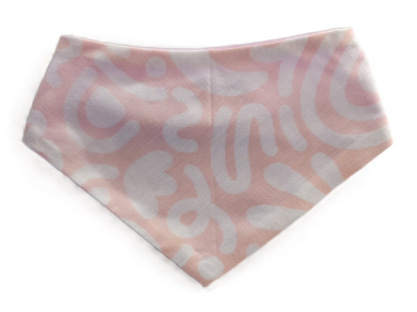 Squiggles on Pink Dog Bandana