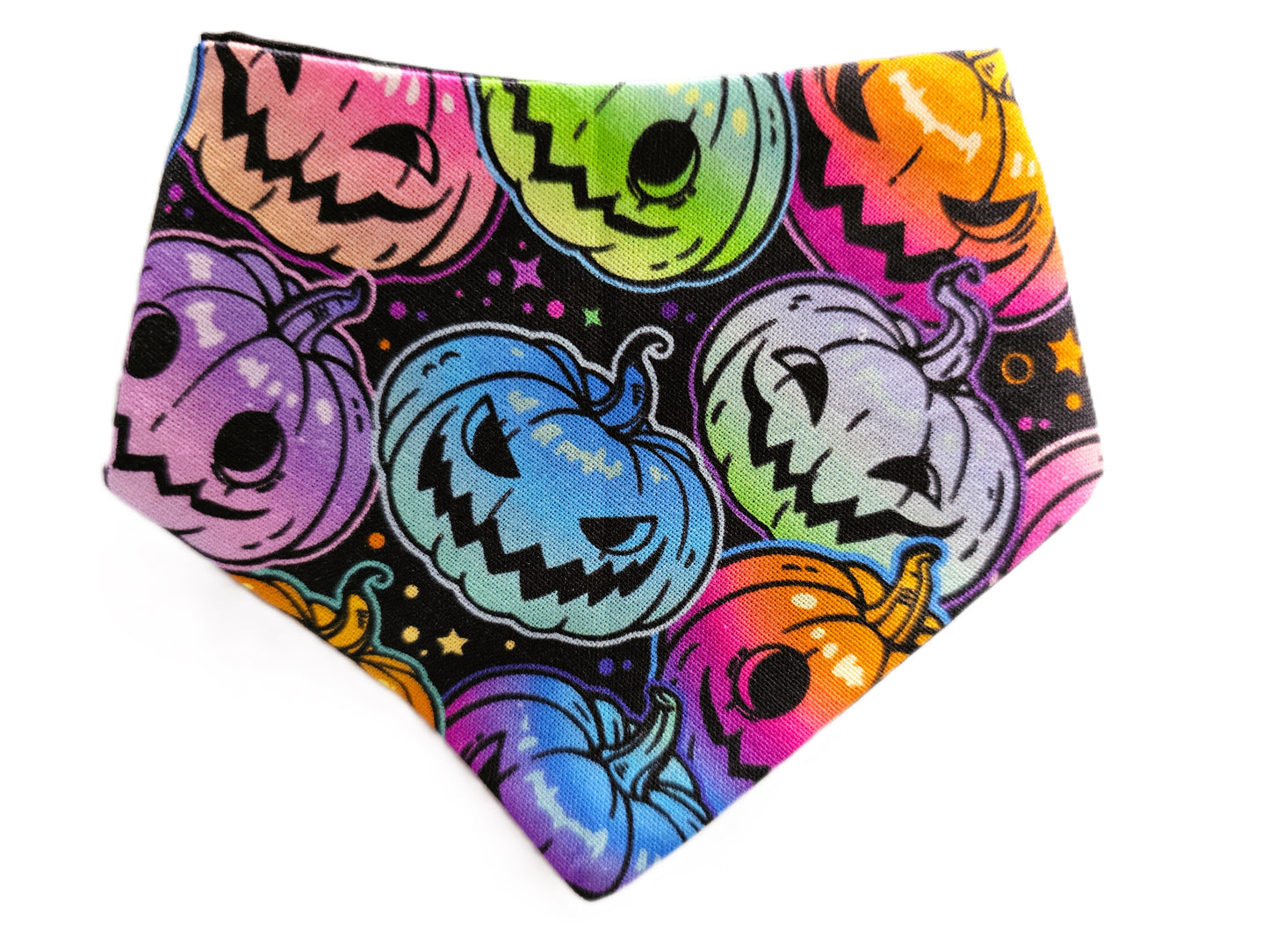 Halloween Bright Pumpkins Dog Bandana