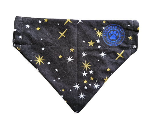 Metallic Milkyway Over the Collar Dog Bandana