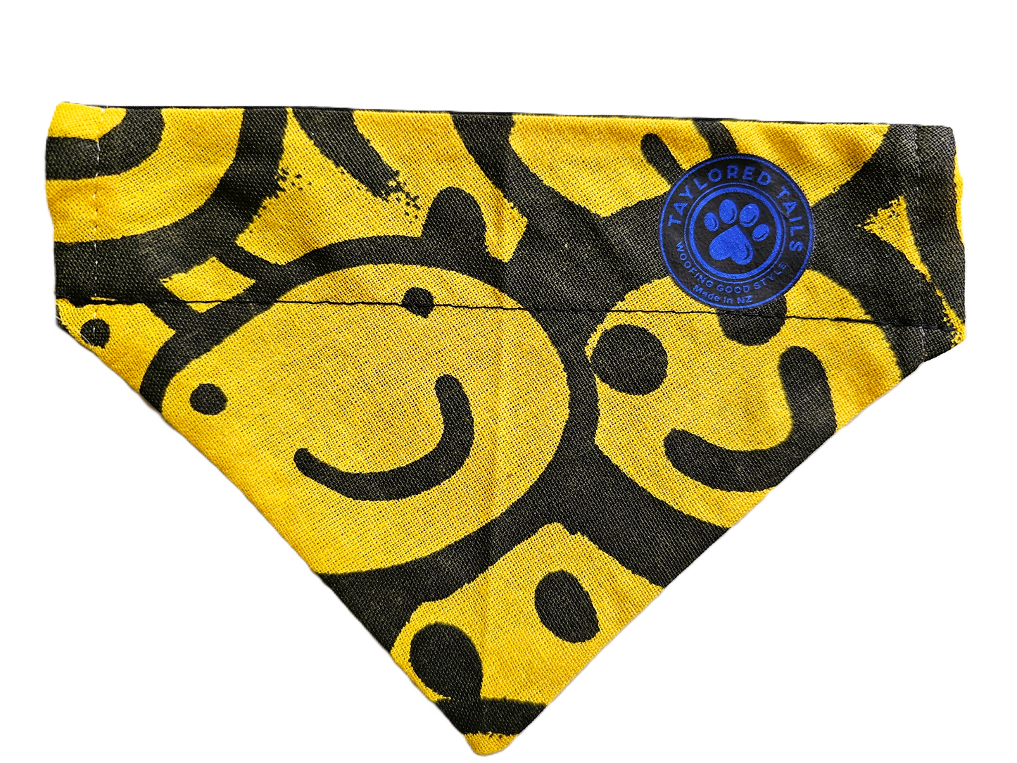 Smiles All Round Over the Collar Dog Bandana