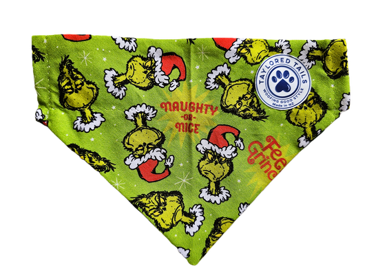 Feelin' Grinchy! Over the Collar Dog Bandana