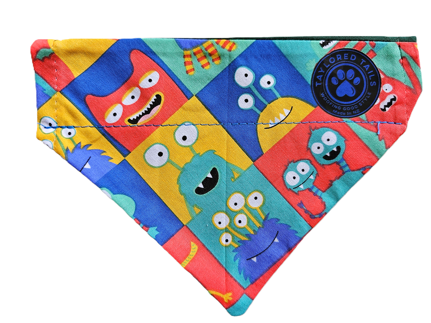 Monsters Over the Collar Dog Bandana