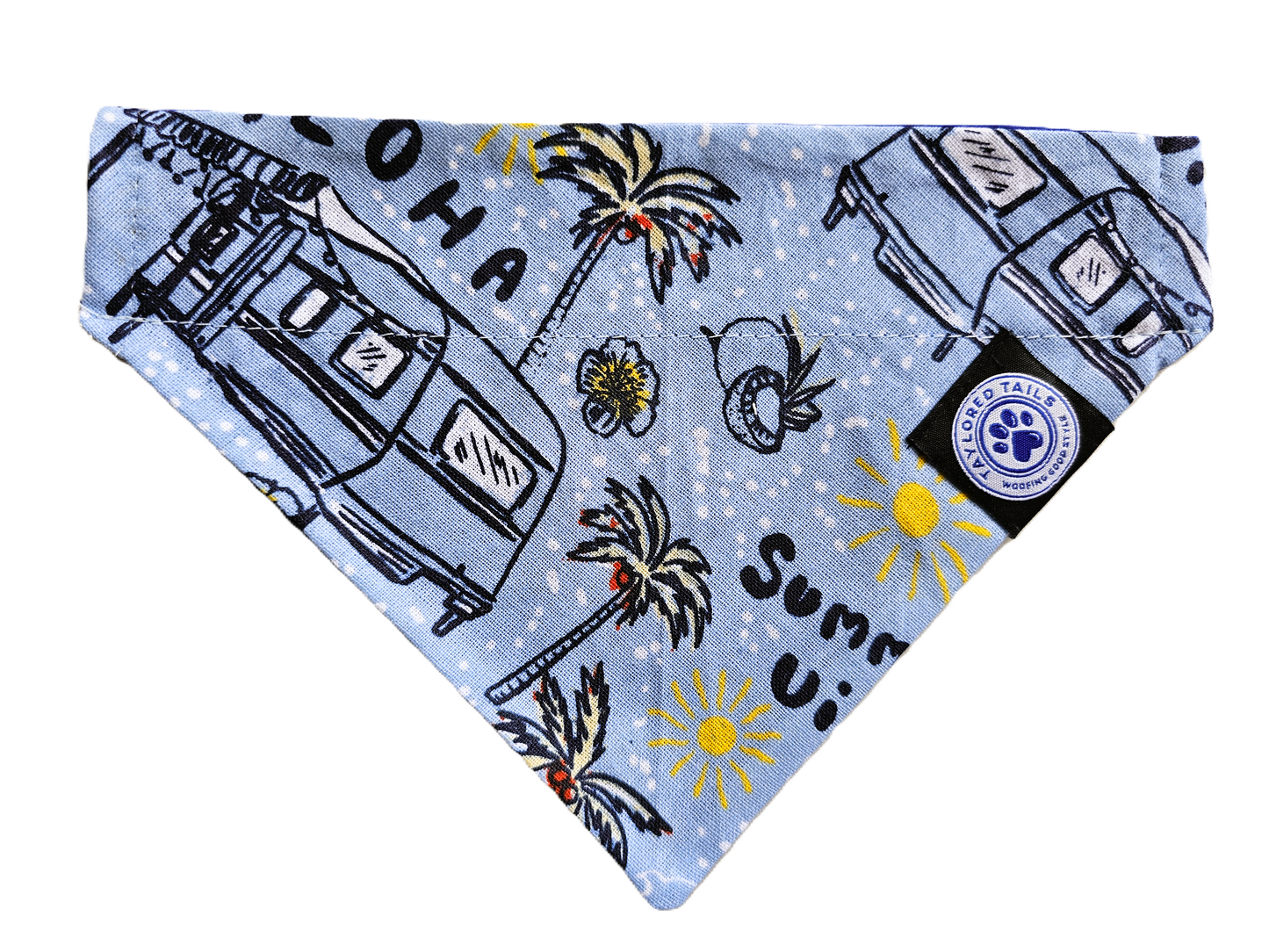 Surfs Up Over the Collar Dog Bandana