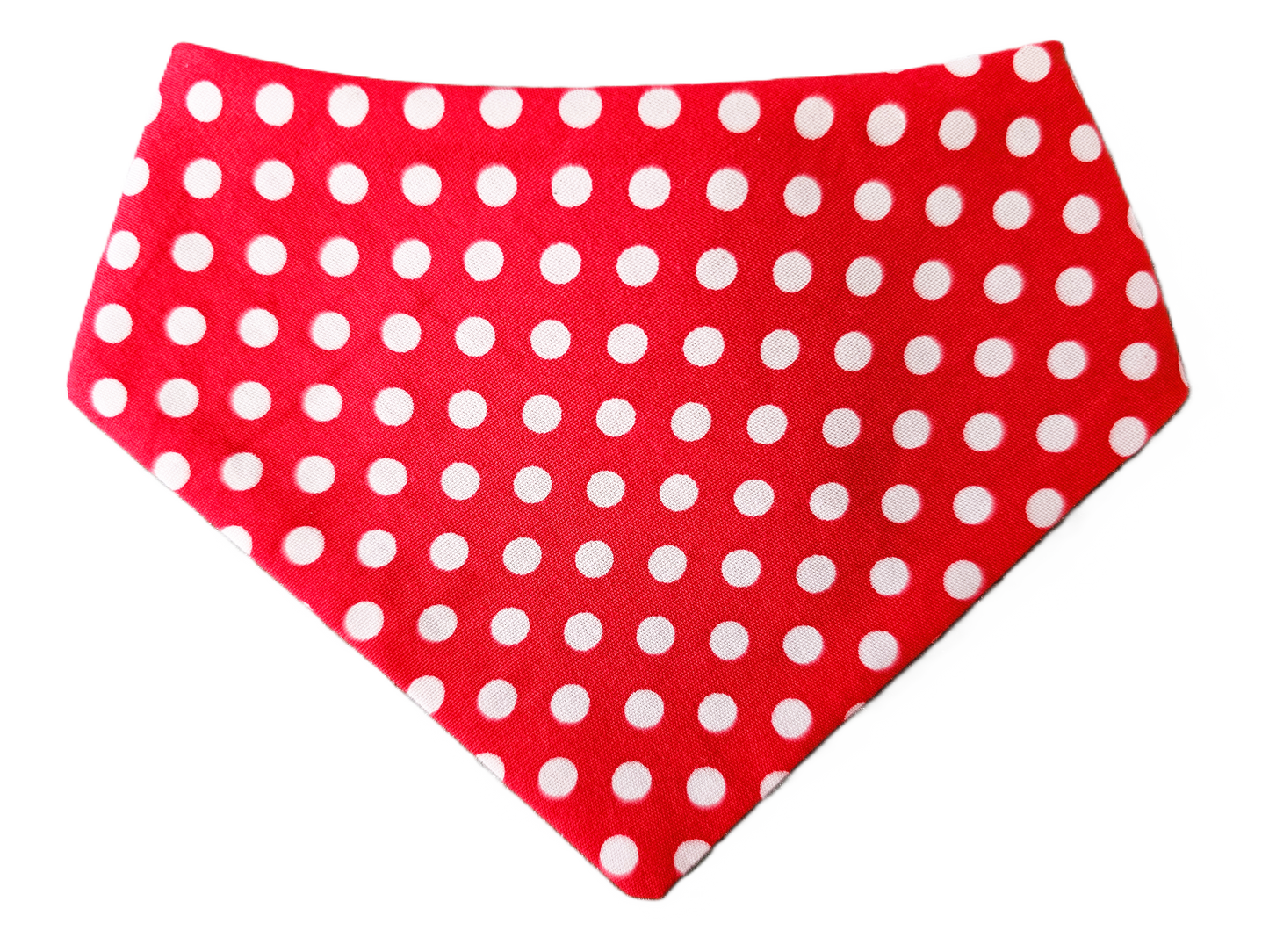 Red Polka Dot Dog Bandana