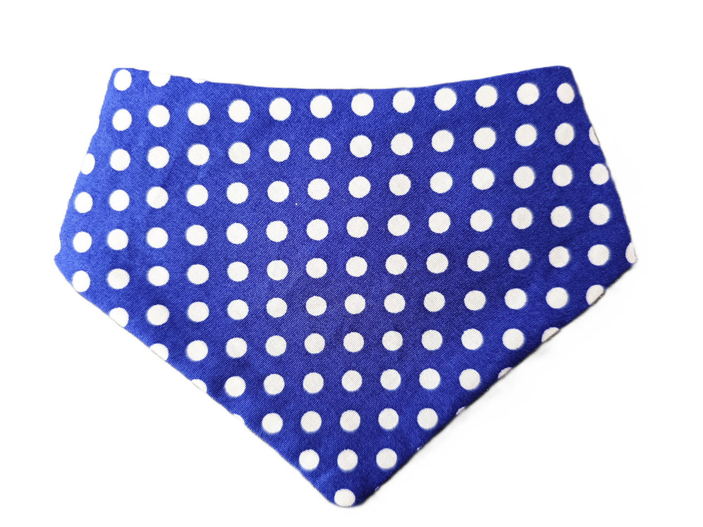 Blue Polka Dot Dog Bandana