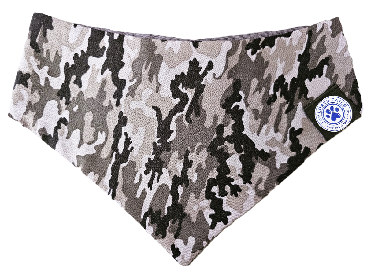 Dark Camo Dog Bandana