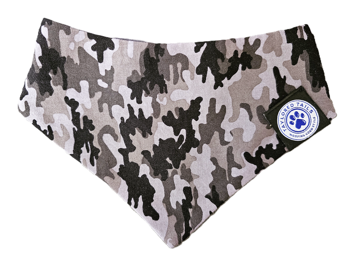 Dark Camo Dog Bandana