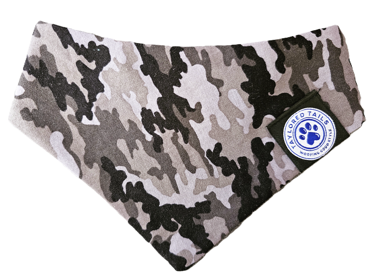 Dark Camo Dog Bandana