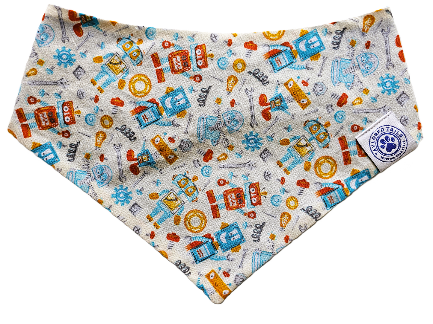 Robots, Bitz & Bolts Dog Bandana