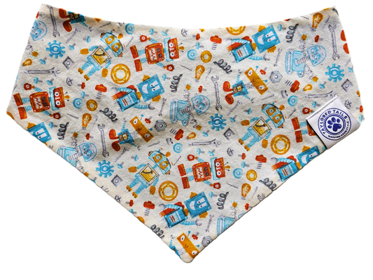 Robots, Bitz & Bolts Dog Bandana