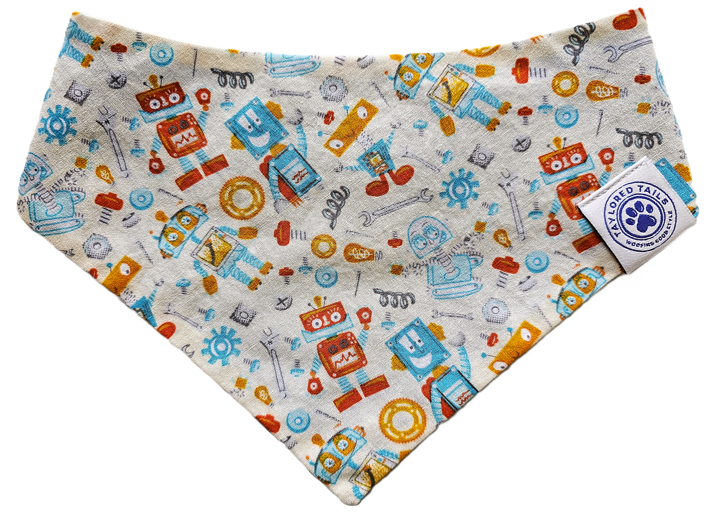 Robots, Bitz & Bolts Dog Bandana