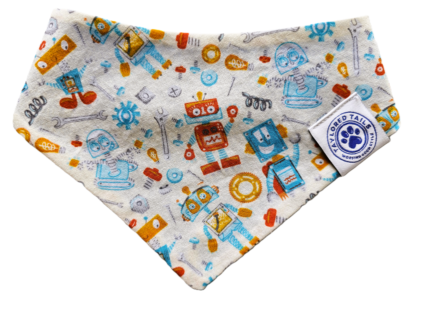 Robots, Bitz & Bolts Dog Bandana