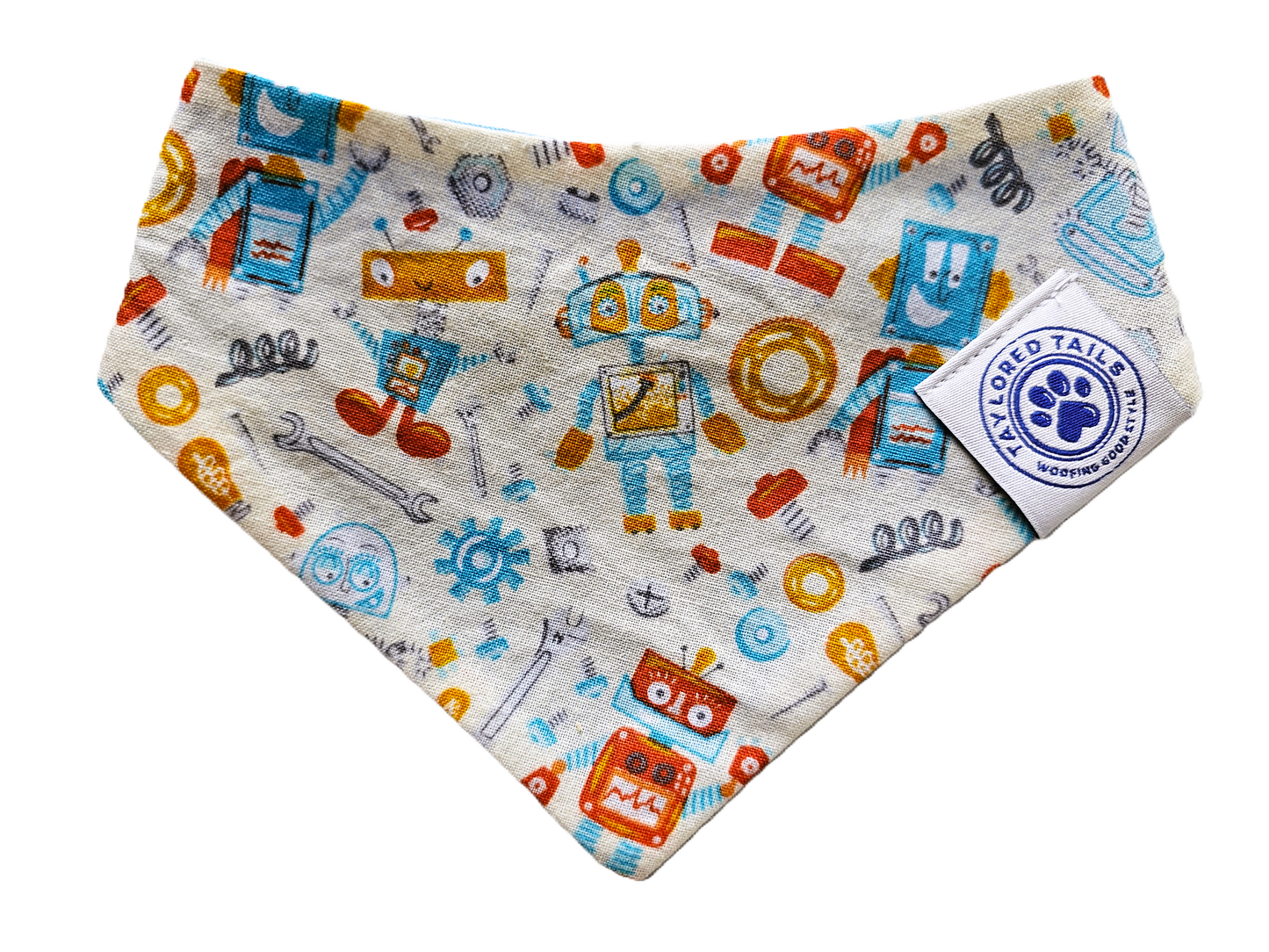 Robots, Bitz & Bolts Dog Bandana