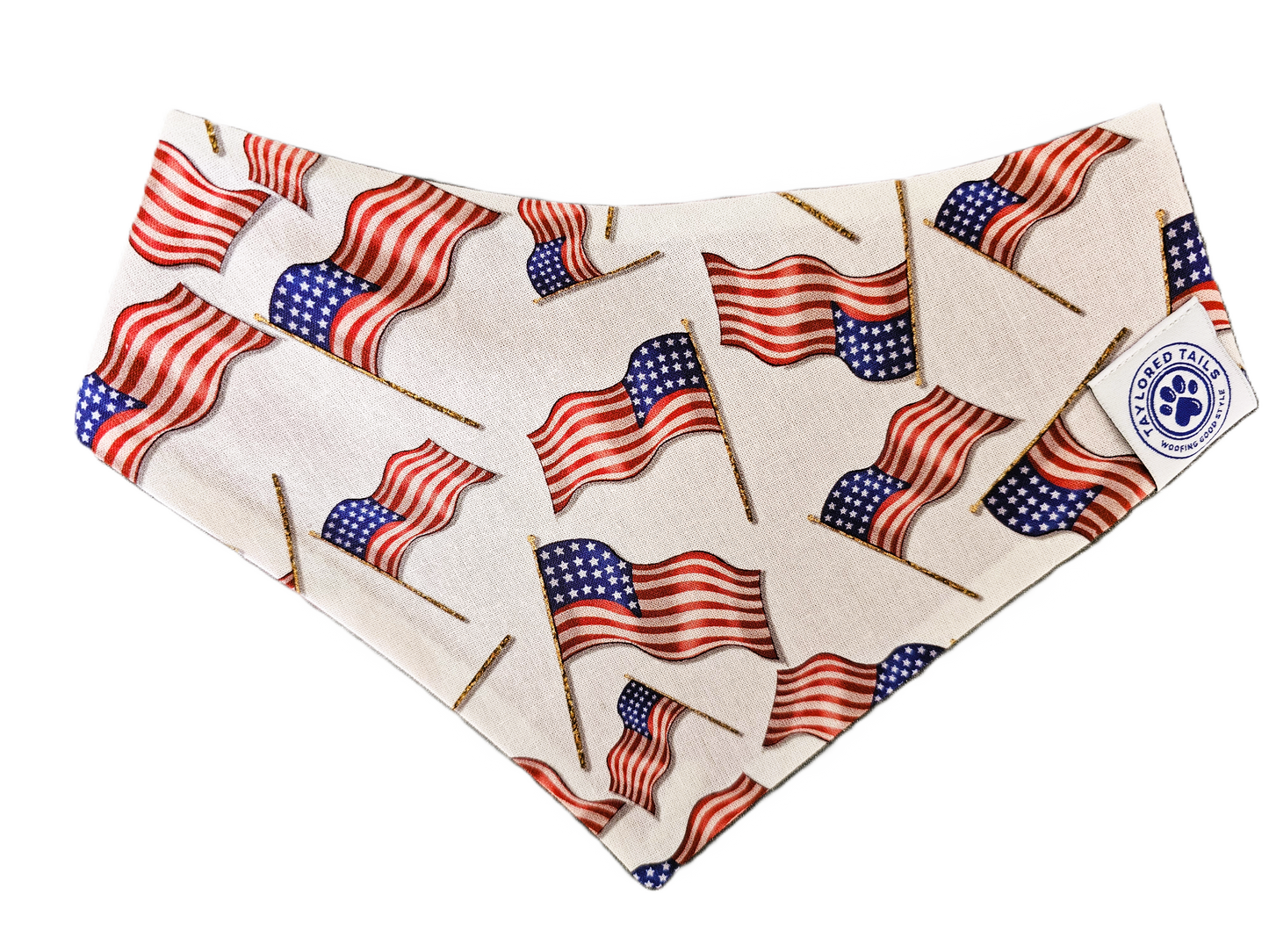 American Flags Dog Bandana