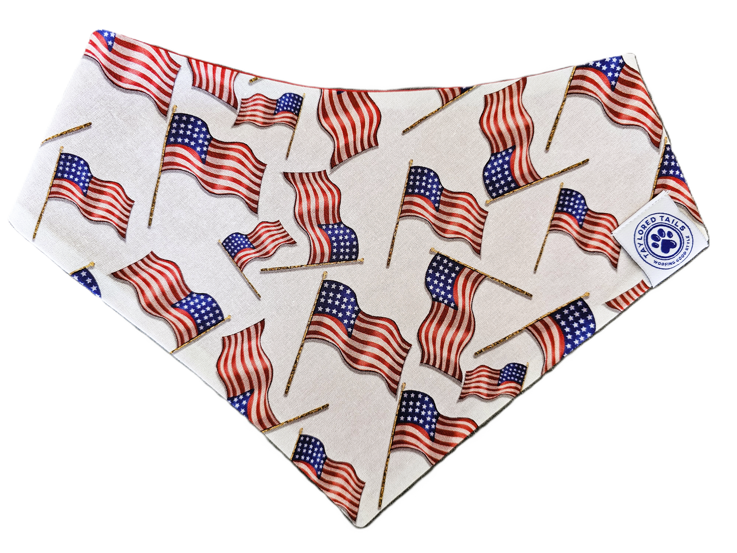 American Flags Dog Bandana