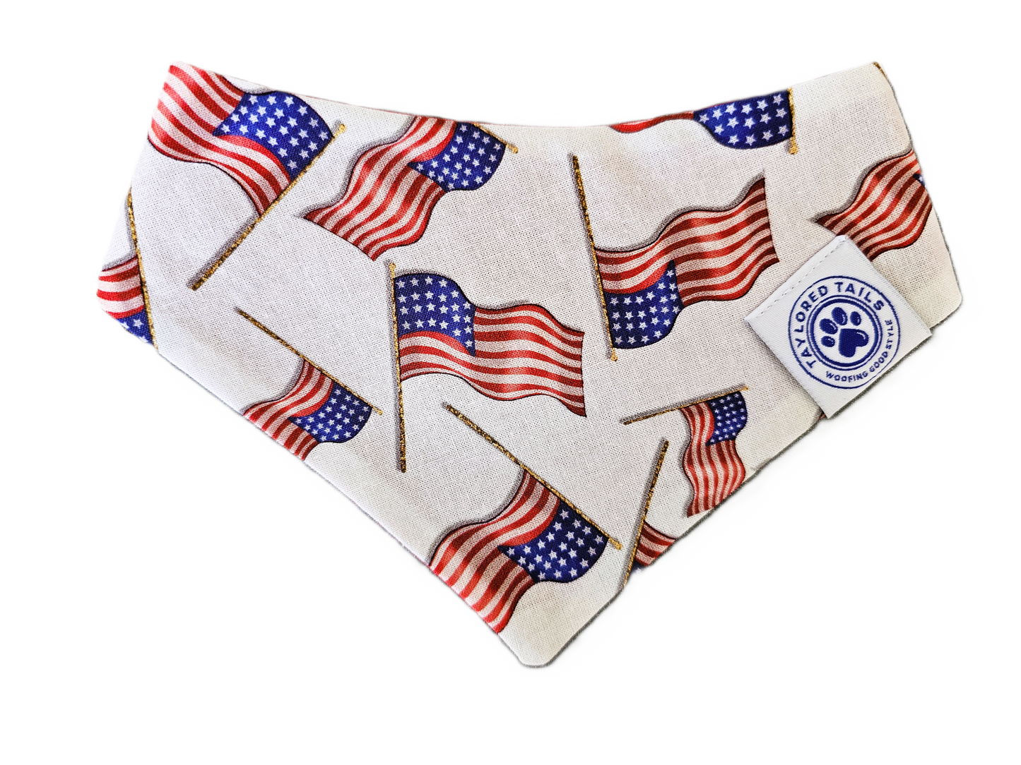 American Flags Dog Bandana