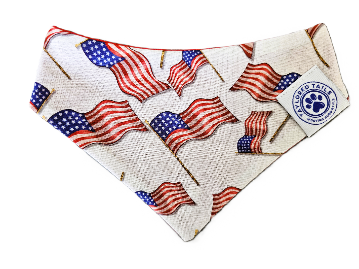 American Flags Dog Bandana