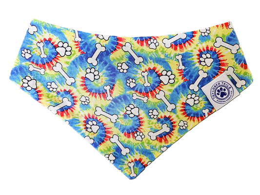Hippy Tie Dye Dog Bandana