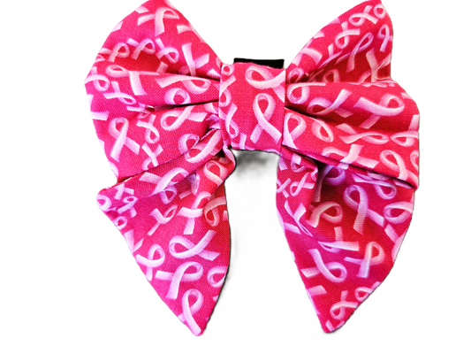 Pink Ribbon Sailor Bow