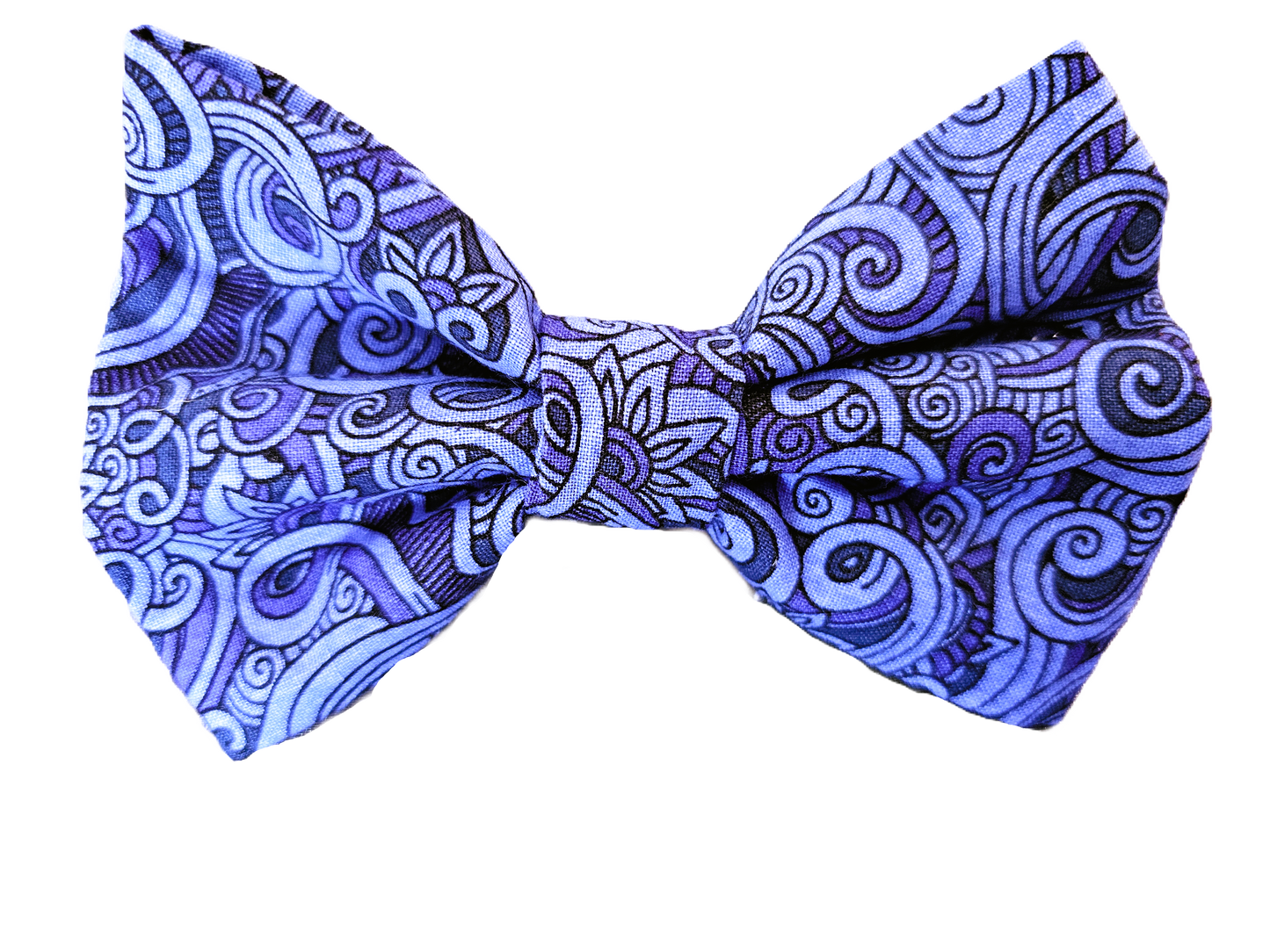 Blue Swirls Bow Tie