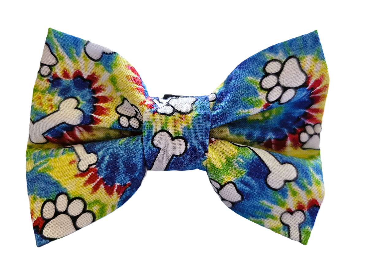 Hippy Tie-Dye Bow