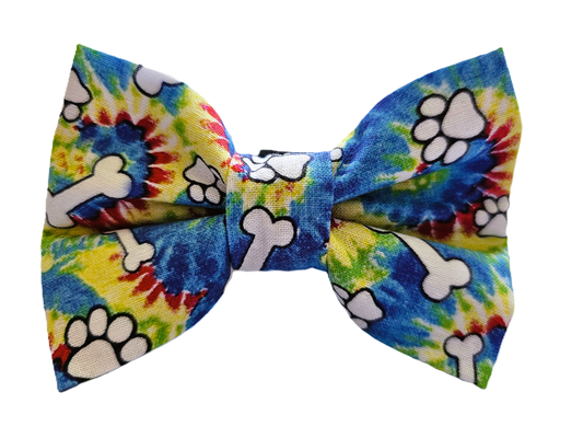 Hippy Tie-Dye Bow