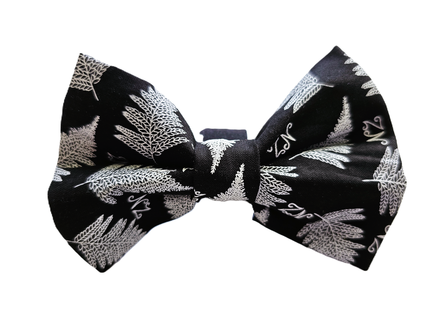 Silver Fern Dog Bow Tie