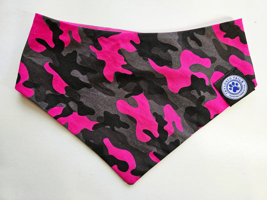 Hot Pink Camo Bandana