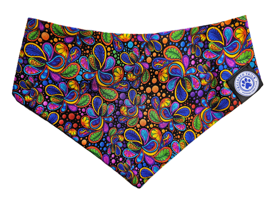 Purple Paisley Pet Bandana